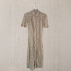 Elegant Lace Dress in Cream